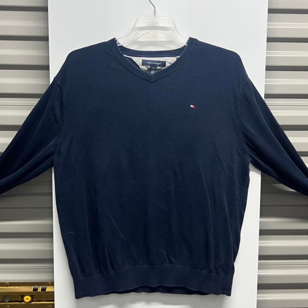 Tommy-hilfiger Men's Navy and Blue Jumper